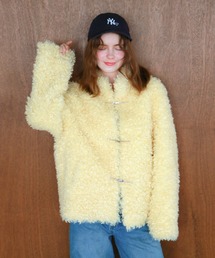 mic by Olu. | カーリーベルトファーコート(その他アウター)