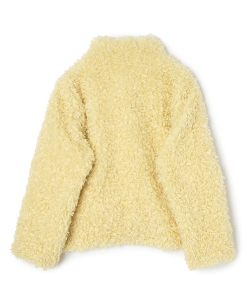 mic by Olu.（ミックバイオルドット）の「カーリーベルトファーコート（その他アウター・レディース・ブラウン/イエロー系その他/グレー・FREE）」の14枚目の写真