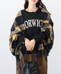 Aletta vita(アレッタビータ)のチェック大判ストール(ストール/ショール)