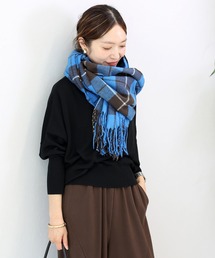 Aletta vita(アレッタビータ)のチェック大判ストール(ストール/ショール)