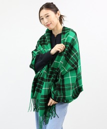 BALENCIAGA ストール 大判 緑 BALENCIAGA バレンシアガ マフラー 530047 420B0 レディース