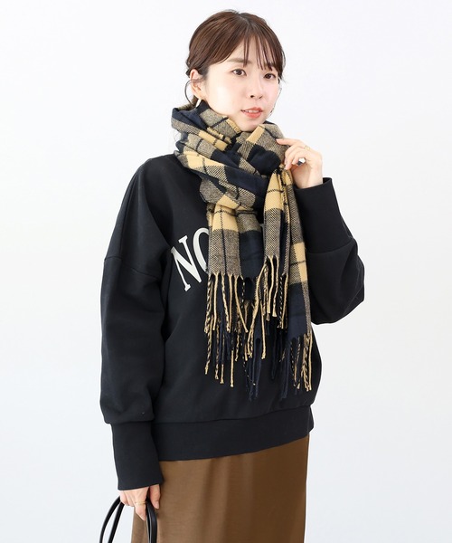 チェック大判ストール（ストール/ショール）｜Aletta vita（アレッ