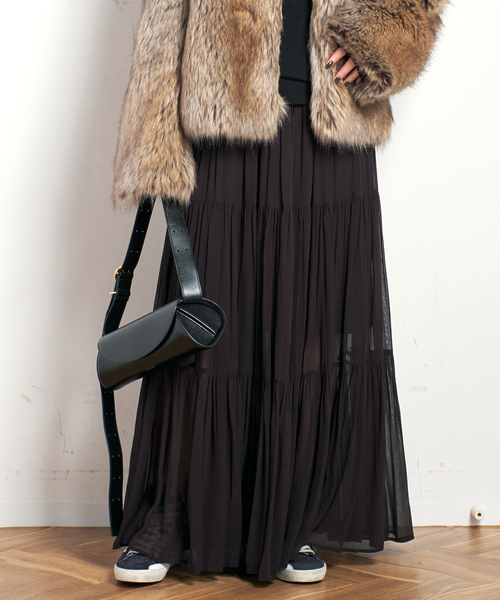 シアーボーホースカート（スカート）｜EVERYDAY I LIKE.（エヴリディ