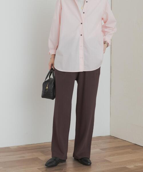 URBAN RESEARCH DOORS（アーバンリサーチドアーズ）の「ドライソフトダンボールイージーパンツ（その他パンツ・レディース・ブラック/カーキ/ブラウン・MEDIUM）」の13枚目の写真