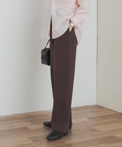 URBAN RESEARCH DOORS（アーバンリサーチドアーズ）の「ドライソフトダンボールイージーパンツ（その他パンツ・レディース・ブラック/カーキ/ブラウン・MEDIUM）」の14枚目の写真