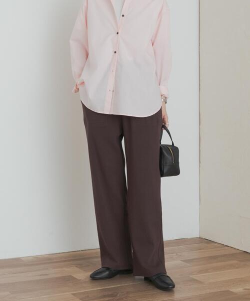 URBAN RESEARCH DOORS（アーバンリサーチドアーズ）の「ドライソフトダンボールイージーパンツ（その他パンツ・レディース・ブラック/カーキ/ブラウン・MEDIUM）」の17枚目の写真