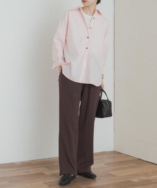 URBAN RESEARCH DOORS（アーバンリサーチドアーズ）の「ドライソフトダンボールイージーパンツ（その他パンツ・レディース・ブラック/カーキ/ブラウン・MEDIUM）」の19枚目の写真