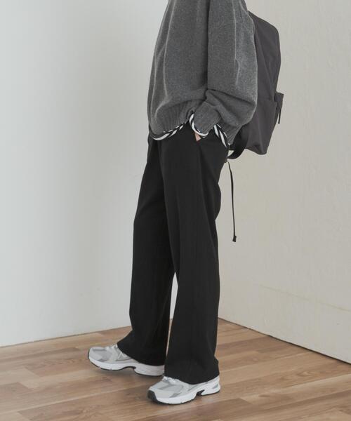 URBAN RESEARCH DOORS(アーバンリサーチドアーズ)の「ドライソフトダンボールイージーパンツ(その他パンツ・レディース・ブラック/カーキ/ブラウン・MEDIUM)」の20枚目の写真