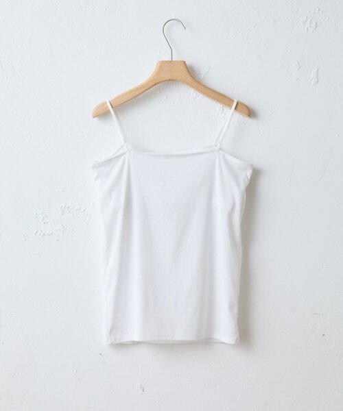 SHENERY（シーナリー）の「カップ付きベーシックキャミ（キャミソール・レディース・ブラック/ホワイト・MEDIUM/SMALL）」の7枚目の写真