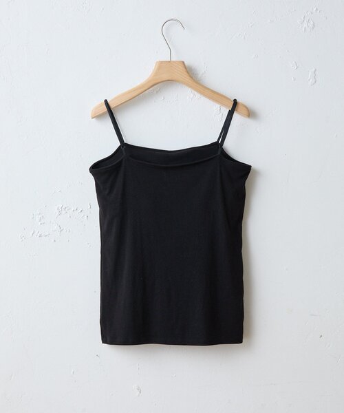 SHENERY（シーナリー）の「カップ付きベーシックキャミ（キャミソール・レディース・ブラック/ホワイト・MEDIUM/SMALL）」の6枚目の写真
