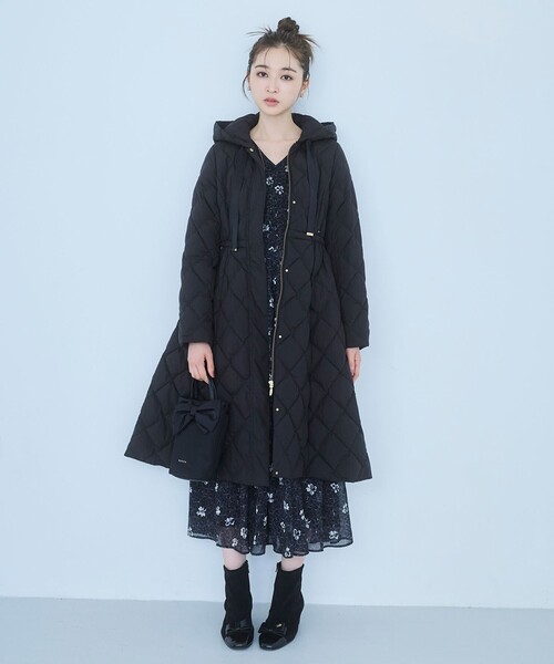 TOCCA（トッカ）の「BLOOMING CLOVER ドレス（ワンピース・レディース・ピンク系5/ブラック系5・0/4/6/00/2）」の4枚目の写真
