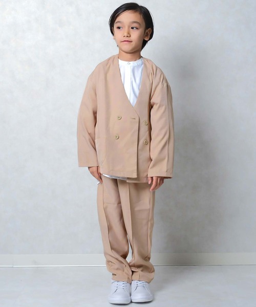 ノーカラースーツセットアップ】 スーツ 上下セット（スーツセット