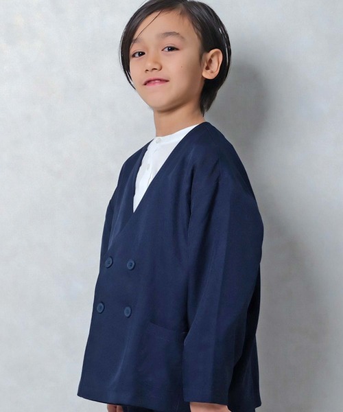 セール】【ノーカラースーツセットアップ】 スーツ 上下セット（スーツ