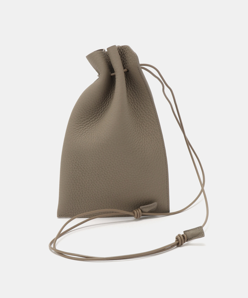 FRAMeWORK（フレームワーク）の「ITTI/イッチ HERRIE KINCHAKU POUCH PM（ショルダーバッグ・レディース・ブラック/ベージュ・FREE）」の4枚目の写真