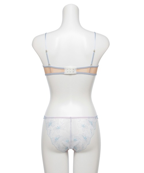 ラヴィジュール MINAMOコラボ グロウレース ショーツセット blue M MINAMOコラボ】グロウレース ショーツセット（ブラ&ショーツ