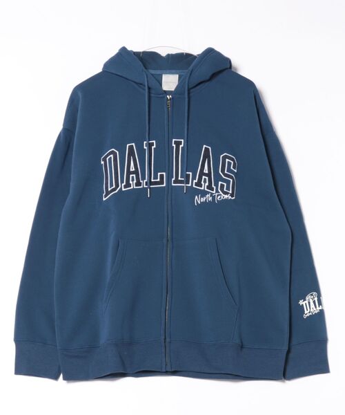 セール】裏起毛ワイドシルエットZIPパーカー（パーカー）｜8