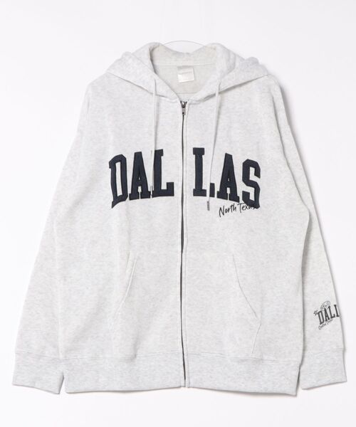 セール】裏起毛ワイドシルエットZIPパーカー（パーカー）｜8