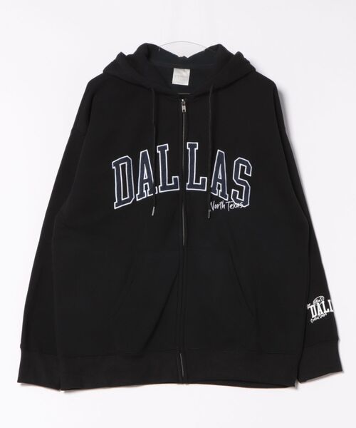 セール】裏起毛ワイドシルエットZIPパーカー（パーカー）｜8(eight