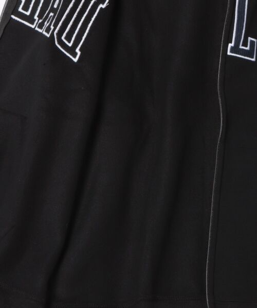 ８(eight)（エイト）の「裏起毛ワイドシルエットZIPパーカー（パーカー・メンズ・ブラック/グレー/ネイビー系/ホワイト・LARGE/MEDIUM/X-LARGE）」の5枚目の写真