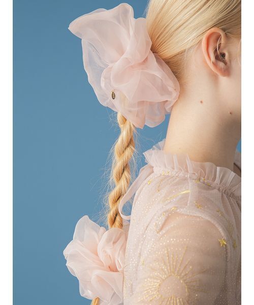 FURFUR（ファーファー）の「ボリュームオーガンジーシュシュセット（その他ヘアアクセサリー・レディース・ライトピンク/ピンク/ブラック/ライトブルー/ホワイト・F）」の19枚目の写真