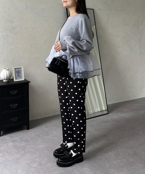 prose verse（プロズヴェール）の「バイカラー裾フリル