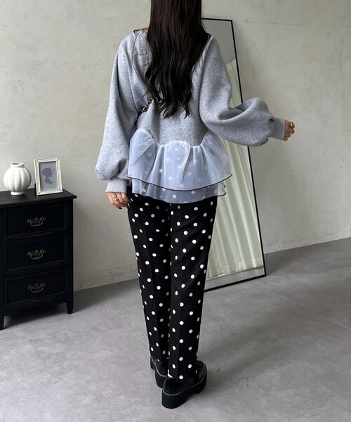 prose verse（プロズヴェール）の「バイカラー裾フリル