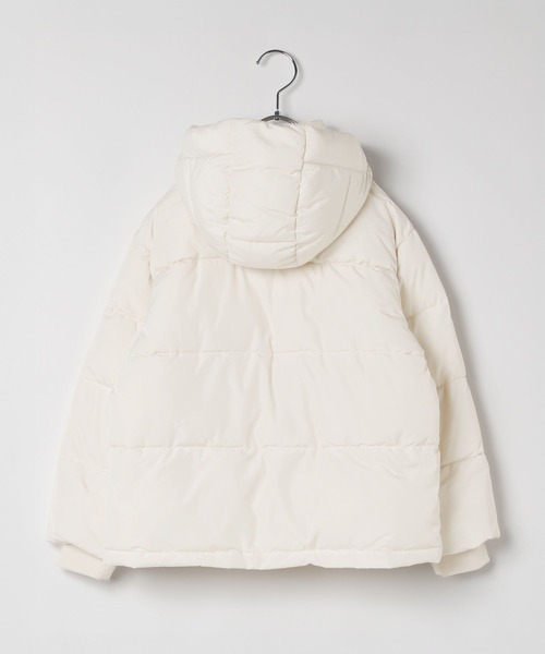 repipi armario（レピピ アルマリオ）の「【10C REPIPI】エアサーマルフードブルゾン（ダウンジャケット/コート・キッズ・アイボリー/ブラック/レオパード・110㎝/120㎝/130㎝）」の13枚目の写真