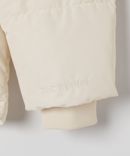 repipi armario（レピピ アルマリオ）の「【10C REPIPI】エアサーマルフードブルゾン（ダウンジャケット/コート・キッズ・アイボリー/ブラック/レオパード・110㎝/120㎝/130㎝）」の17枚目の写真