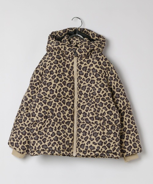 repipi armario（レピピ アルマリオ）の「【10C REPIPI】エアサーマルフードブルゾン（ダウンジャケット/コート・キッズ・アイボリー/ブラック/レオパード・110㎝/120㎝/130㎝）」の18枚目の写真