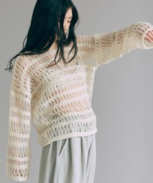 Sheer Boarder Loose Knit
