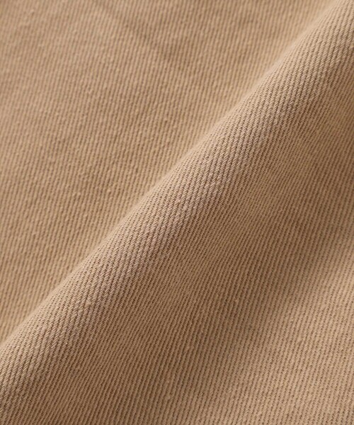 SLAP SLIP(スラップスリップ)の「デニムツイルコーデュロイチェック切り替えサロペット(80~120cm)(サロペット/オーバーオール・キッズ・ブルー/ベージュ・100cm/90cm/80cm/110cm/120cm)」の4枚目の写真