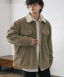 Rocky Monroe(ロッキーモンロー)のオーバーサイズ コーデュロイ裏ボア2WAYランチコート(その他アウター)