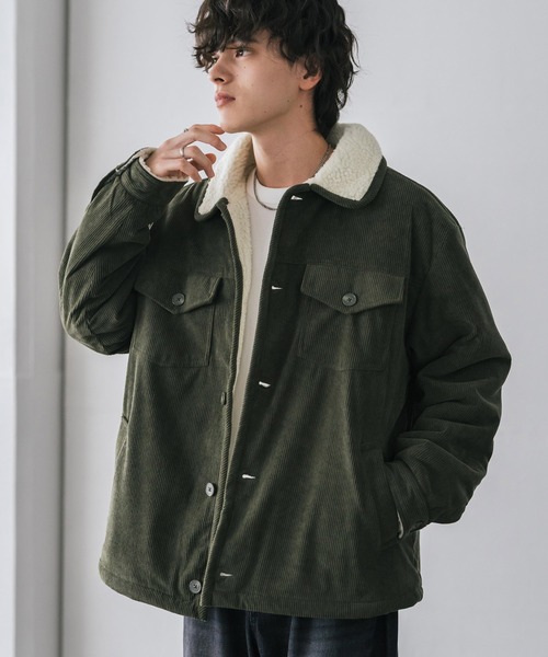コーデュロイ　ジャケット　コート　オーバーサイズ Rocky Monroe（ロッキーモンロー） コート ジャケット オーバーサイズ
