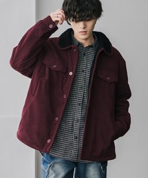 Lサイズ/美品✨ MARKAWARE コーデュロイ Gジャン メンズ 赤色 GU】 美