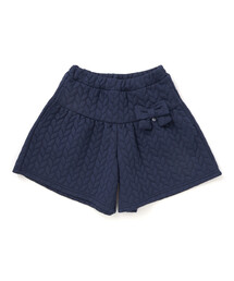 BeBe Petits Pois Vert | 【店舗限定】【お揃い】キルトジャガード切り替えキュロットパンツ(その他パンツ)