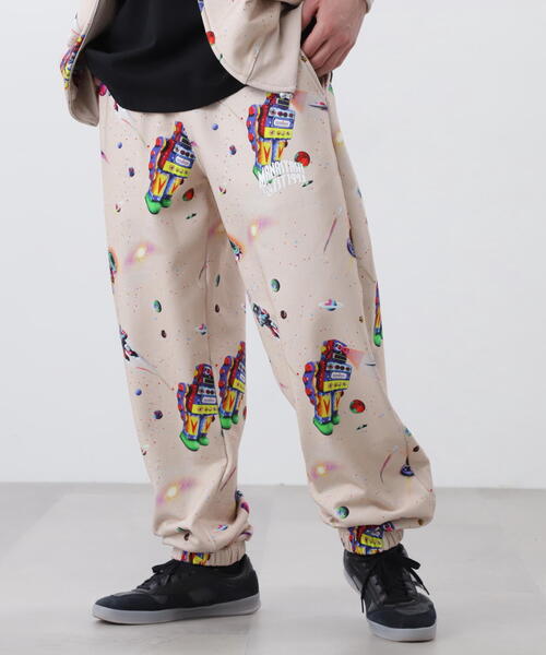 BILLIONAIRE BOYS CLUB(ビリオネア・ボーイズ・クラブ)の「MANASTASH×BILLIONAIRE BOYS CLUB/ビリオネア・ボーイズ・クラブ BBC REAL SPACE SWEATPANTS /リアル スペース スウェットパンツ(その他パンツ・メンズ・ブラウン/ネイビー・S/L/M/XL)」の1枚目の写真