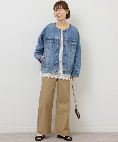 JOURNAL STANDARD relume（ジャーナルスタンダード　レリューム）の「《追加25》ワイドベイカーパンツ（カーゴパンツ・レディース・ブラウン/ネイビー/ベージュ/カーキ・38/36/34）」の11枚目の写真