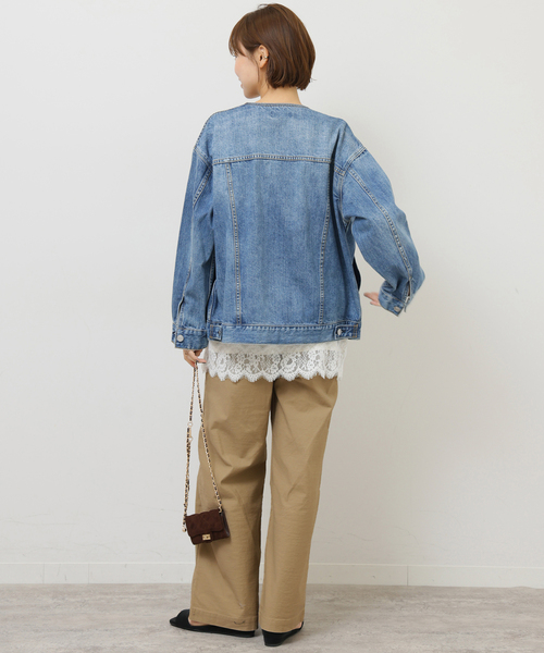 JOURNAL STANDARD relume（ジャーナルスタンダード　レリューム）の「《追加25》ワイドベイカーパンツ（カーゴパンツ・レディース・ブラウン/ネイビー/ベージュ/カーキ・38/36/34）」の18枚目の写真