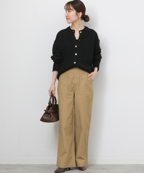 JOURNAL STANDARD relume（ジャーナルスタンダード　レリューム）の「《追加25》ワイドベイカーパンツ（カーゴパンツ・レディース・ブラウン/ネイビー/ベージュ/カーキ・38/36/34）」の22枚目の写真