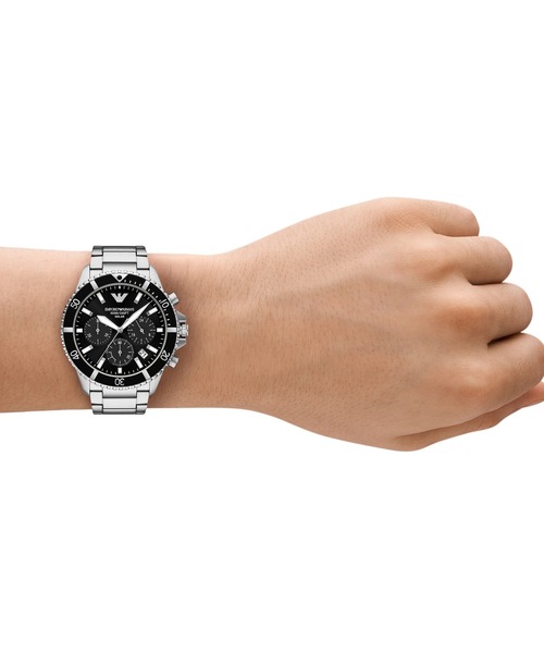 EMPORIO ARMANI（エンポリオアルマーニ）の「エンポリオ・アルマーニ 腕時計 メンズ アナログ ステンレス AR11739（アナログ腕時計・メンズ・シルバー・FREE）」の2枚目の写真