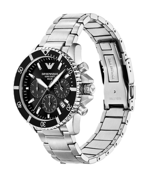 EMPORIO ARMANI（エンポリオアルマーニ）の「エンポリオ・アルマーニ 腕時計 メンズ アナログ ステンレス AR11739（アナログ腕時計・メンズ・シルバー・FREE）」の5枚目の写真