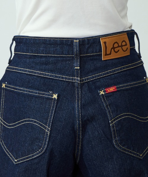 Lee(リー)の「リニューアル Lee BABE ストレッチ/ワイドデニムパンツ 【豊富なサイズ展開XXS-4L】(デニムパンツ・レディース・インディゴブルー/ライトインディゴブルー・X-SMALL/SMALL/MEDIUM/LARGE/X-LARGE/3L/4L/XX-SMALL)」の9枚目の写真