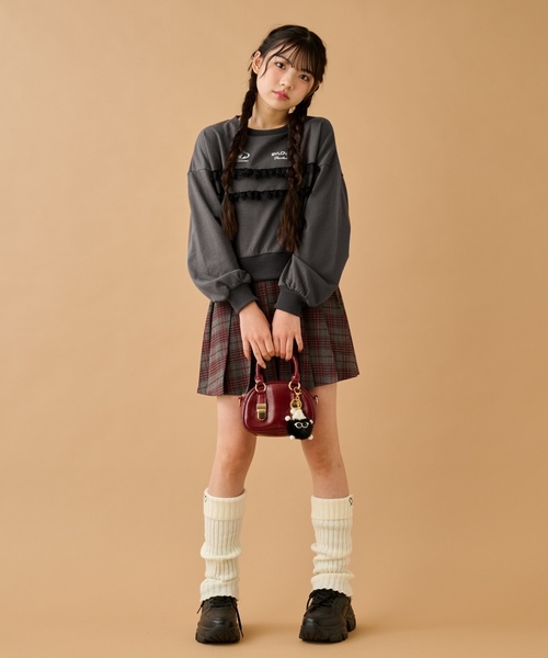 by LOVEiT（バイラビット）の「ボストン型ショルダーバッグ（ショルダーバッグ・キッズ・エンジ/シルバー/ブラック・F）」の5枚目の写真