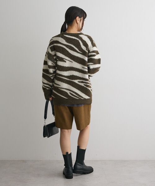 CRAFT STANDARD BOUTIQUE(クラフトスタンダードブティック)の「アニマルジャカードニットプルオーバー<ハンドウォッシャブル>◆(ニット/セーター・レディース・ライトベージュ/カーキ・FREE)」の21枚目の写真