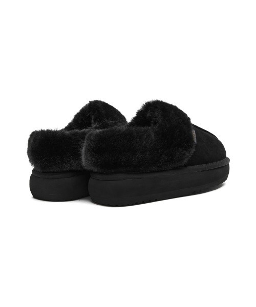 ROCKFISH WEATHERWEAR（ロックフィッシュウェザーウェア）の「CLOUDY FLATFORM FUR MULES（スリッポン・レディース・モカ/ブラウン/チョコ/ブラック/サンドベージュ・23.0cm/24.0cm/25.0cm）」の17枚目の写真