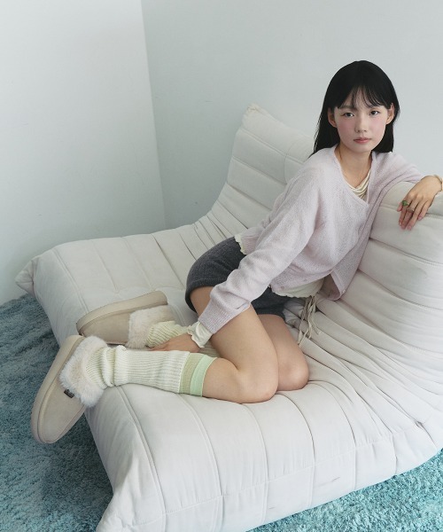 ROCKFISH WEATHERWEAR（ロックフィッシュウェザーウェア）の「CLOUDY FLATFORM FUR MULES（スリッポン・レディース・モカ/ブラウン/チョコ/ブラック/サンドベージュ・23.0cm/24.0cm/25.0cm）」の14枚目の写真