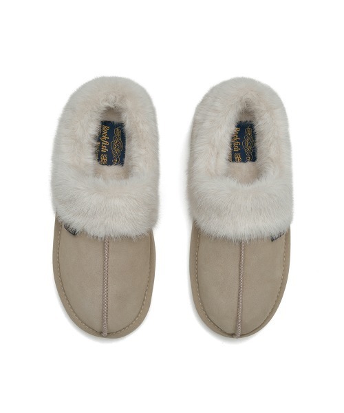 ROCKFISH WEATHERWEAR（ロックフィッシュウェザーウェア）の「CLOUDY FLATFORM FUR MULES（スリッポン・レディース・モカ/ブラウン/チョコ/ブラック/サンドベージュ・23.0cm/24.0cm/25.0cm）」の9枚目の写真