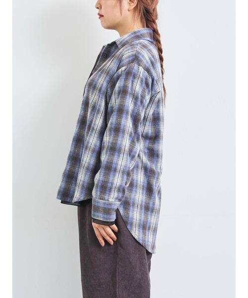 SM2(エスエムツー)の「起毛チェックシャツ(シャツ/ブラウス・レディース・ブラック/ブルー/ベージュ・F)」の20枚目の写真