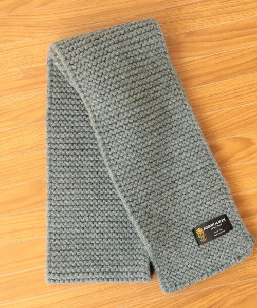 fennica（フェニカ）の「ROBERT MACKIE / Weir Scarf マフラー（マフラー・レディース・グレー/パープル系その他2/ネイビー・ONE SIZE）」の5枚目の写真