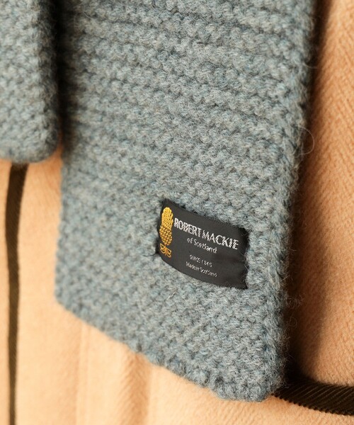 fennica（フェニカ）の「ROBERT MACKIE / Weir Scarf マフラー（マフラー・レディース・グレー/パープル系その他2/ネイビー・ONE SIZE）」の6枚目の写真